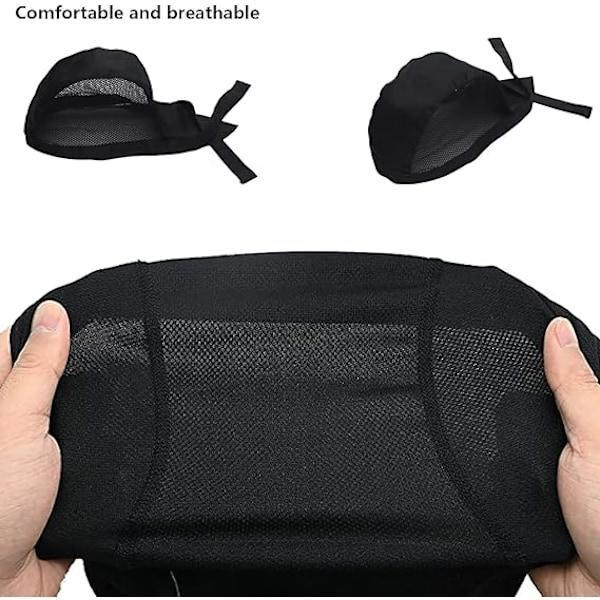 QU) Kokkihattu 3 kpl Unisex Bandana Hattu Keittiöön Ruoanlaittoon Kokkihattu