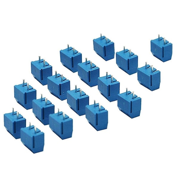 60 kpl 5mm Stig 2-napainen & 3-napainen PCB-asennettava ruuviliitinlohko (50 x 2-napainen, 10 x 3-napainen)
