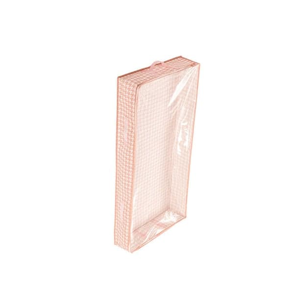 Opbevaringspose under sengen, tøj med låg Pink