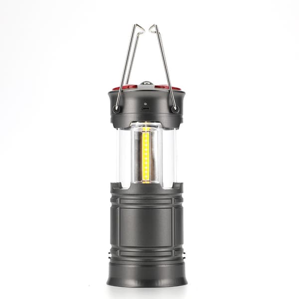 Camping Lanterner Camping Tilbehør USB Genopladelige LED Lanterner, Orkanlamper Magnetisk Base til Camping, Orkan, Vandring, E