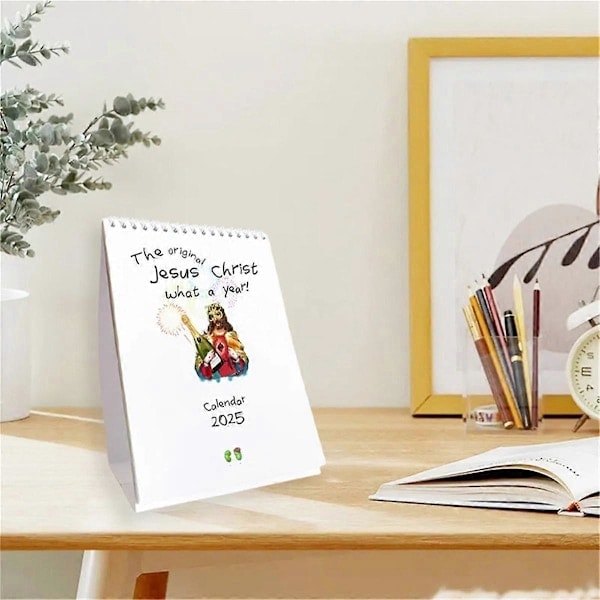 \"QD\" Christ What A Year Kalender 2025 Inspirerande Målning Den Andra Kalendern 2025 Christ Väggkalender H