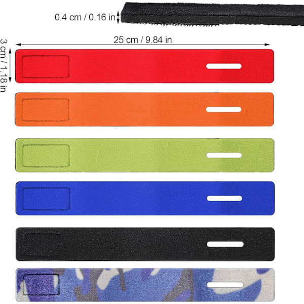 [QD] Fiskestang Wrap Rem Stangbelte Strekkbar Stangholder Elastisk Fiskeutstyr Bånd Støpestang Rem