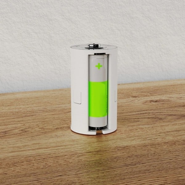 QD-4 stk 3x AA til D-størrelse Batteriadapter Konverter
