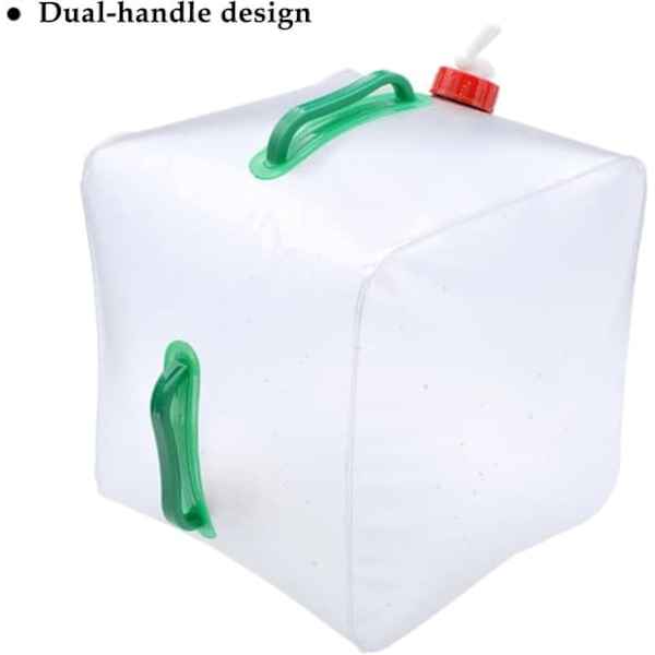 20L vanndunk med kran, sammenleggbar