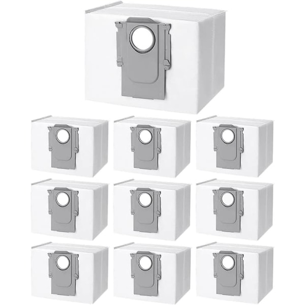 \"QD\" 10 kpl pölynimuripussit lisätarvikkeet Xiaomi Roborock S8+/S8 Pro Ultra S7 MaxV Ultra/S7 Pro Ultra/Q7 robotti-imurille