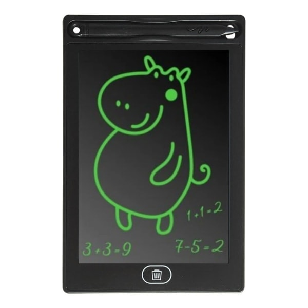 6,5\" LCD digital tegnebrett med penn Svart˜QD