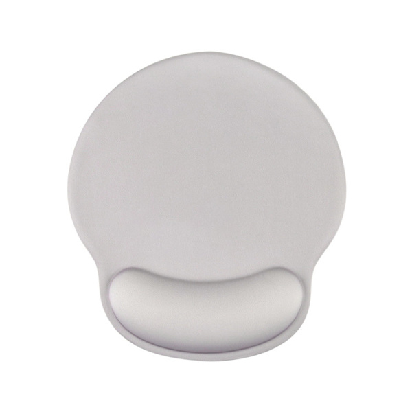 QD-Ergonomisk musemåtte med memoryskum, computermusemåtter, silikone musemåtte med gel håndledsstøtte Gray