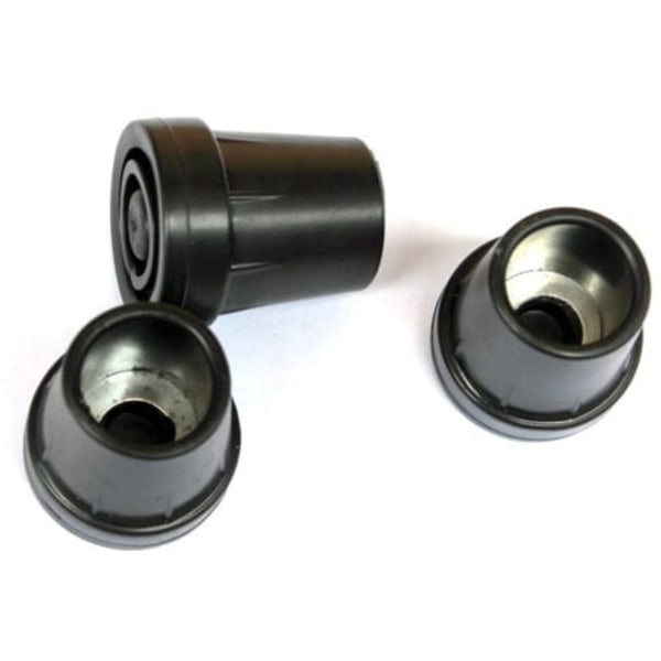 QU/Gummipropper til stokke og krykker - Sort - 19 mm