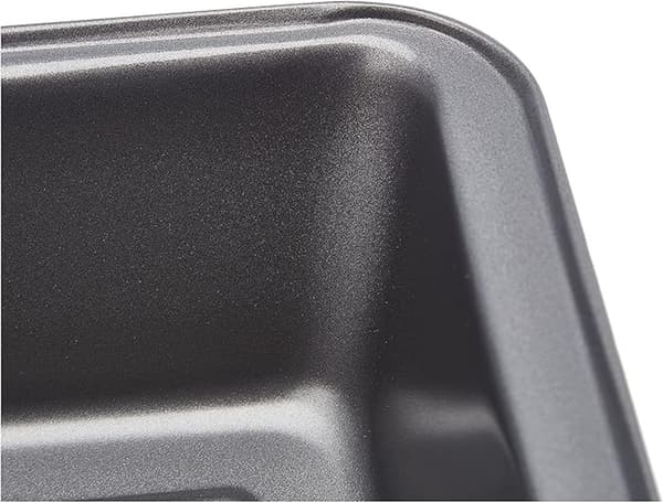 Rektangulær brødform, non-stick karbonstål brød- og kakeform for hjemmebaking, ovnssikker 25 cm svart