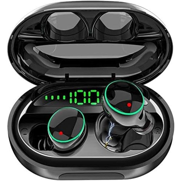 [QD] Bluetooth-hodetelefoner, trådløst Hi-Fi stereo headset, Bluetooth 5.1 hodetelefoner, innebygd mikrofon, egnet for smarttelefoner