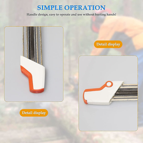 Stihl Ketjuteroitin 3/8 P Moottorisahaketjulle - 2 in 1 Easy File 4,0 mm Yhteensopiva