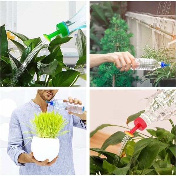\"QD\" 6-pack plastsprinklermunstycken för flaskor, sprinklermunstycke