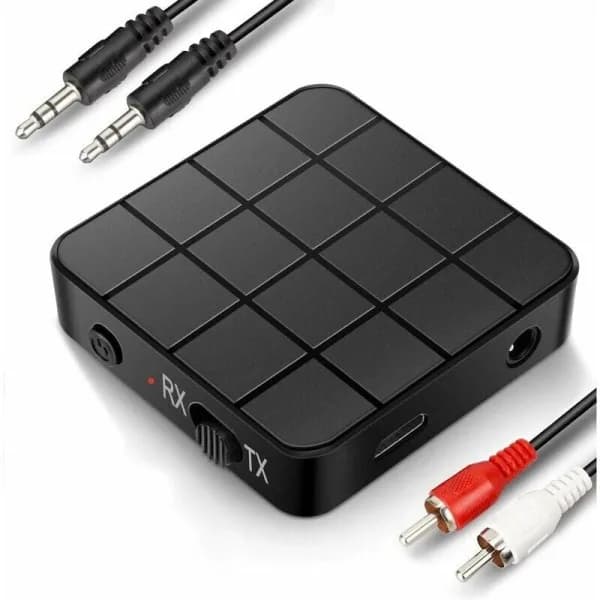 Bluetooth-adapter, Bluetooth 5.0-sender/mottaker, 2 i 1 Mini Bærbar