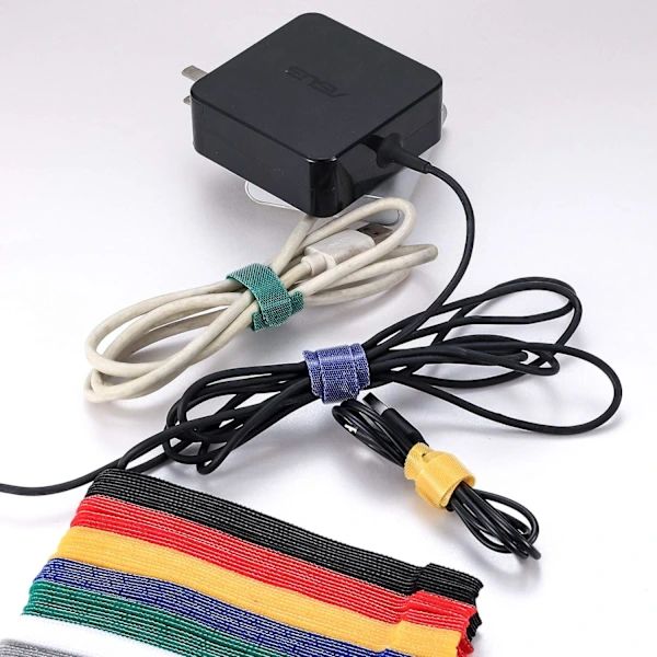 70 stk. genanvendelige kabelbindere, nylon, elkabel
