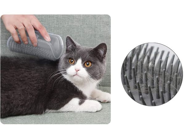Kattebørste med rum til katteurt / Cat Nip - Selvpleje til kat