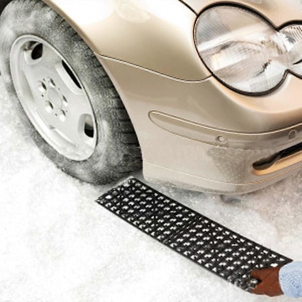 \"QD\" Bil Snø Mud Utkjøringsplate Dekk Traction Sklisikker Plate Matte Hjul Anti-skli Snøbrett