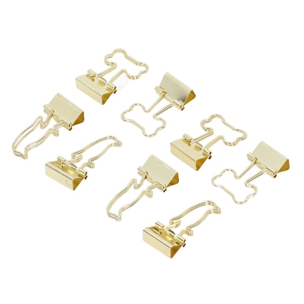 30 stk Mini Papirclips i Metal, Alsidige, Innovative, Stærke Greb, Papirclips til Hjemmekontor_QF
