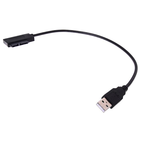 USB till 7+6 13-stifts smal SATA/IDE CD DVD-ROM optisk drivenhetskabeladapter HFMQV