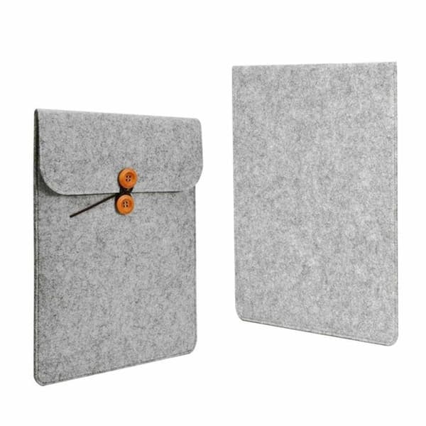 Dataveske Laptopveske Sleeve Grå Filt – 11,6 Tommer_qq