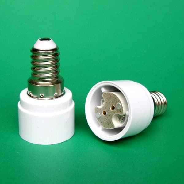 4-pak E14 til G4 MR16 GU5.3 GU4 baseadapter til LED- eller halogenlamper