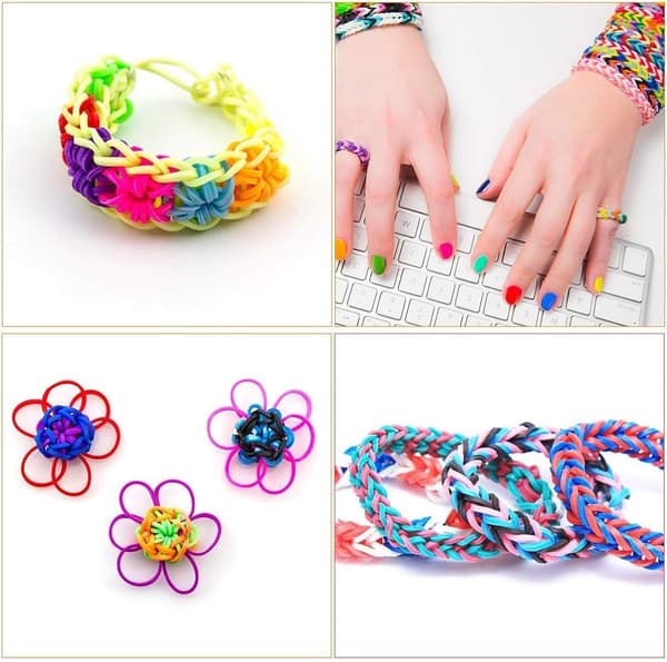 1500 dele . Loom Bands Sæt 250
