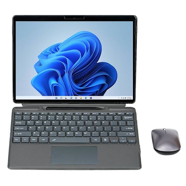 \"QD\"2089A Magnetiskt Bluetooth Trådlöst Tangentbord med Touchpad för Microsoft Surface Pro 8/X Laptop