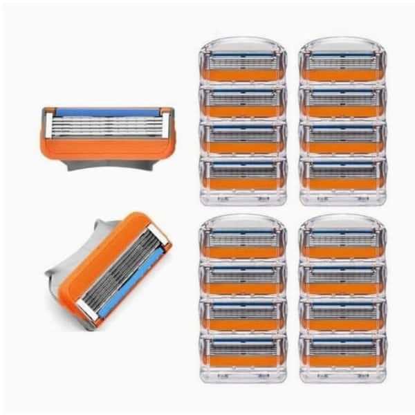 16-pakning barberblader kompatible med Fusion 5_qq