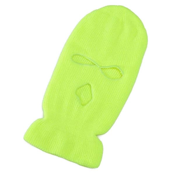 Vit Balaclava Skidmask Rånarluva_qq