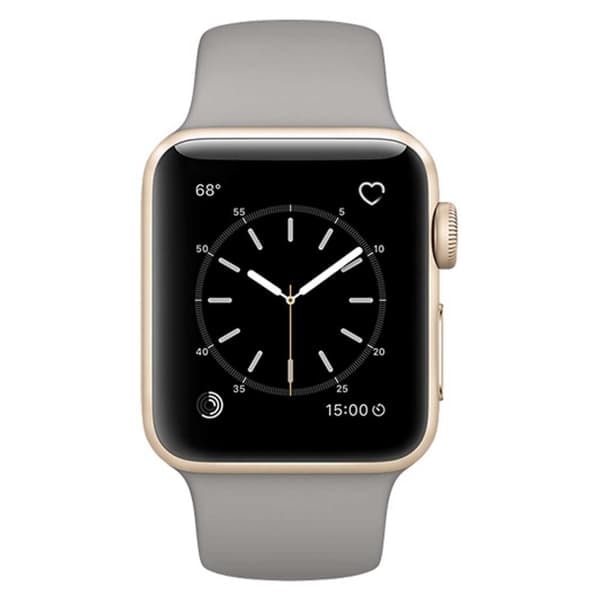 Grå Apple Watch 1/2/3/4/5/6/7/8/SE Urrem Silikone 38/40/41_qq