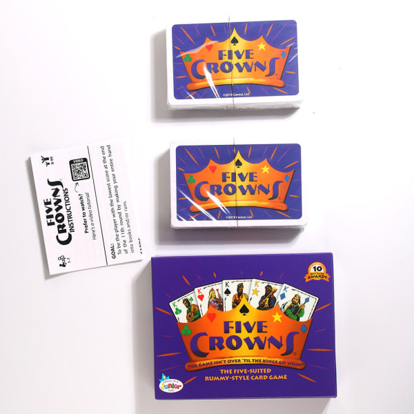 Fem Kronor Kortspel Familjespel - Roliga Spel för Familjekväll med Barn Kronpoker Brädspel Kort 1˜QD