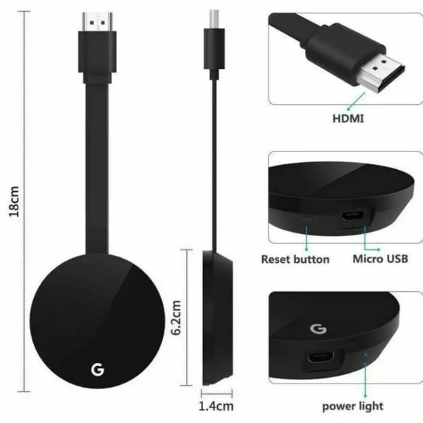 \"QD\"5G Chromeca - Langaton näyttö