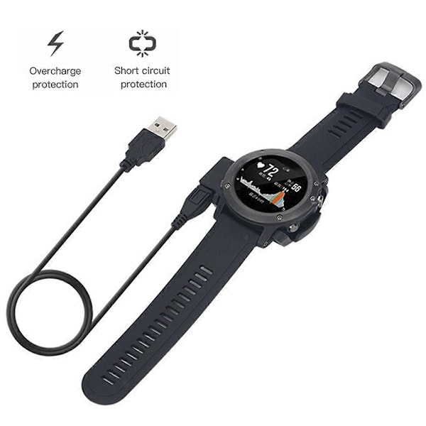 QD-Lader for Garmin Fenix 3/Fenix 3 HR Strømadapter Dock