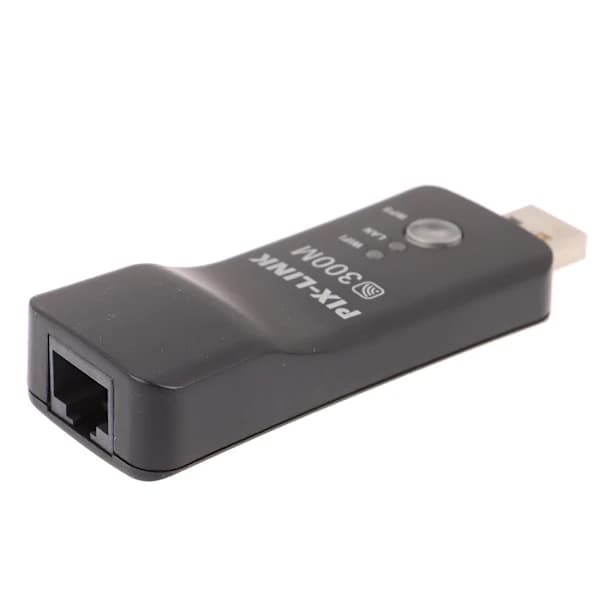 Langaton LAN-sovitin WiFi Dongle RJ-45 Ethernet-kaapeli