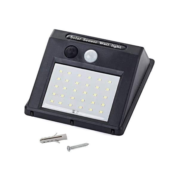 Spotlight - 30 LED - med bevægelsessensor - Solcelle