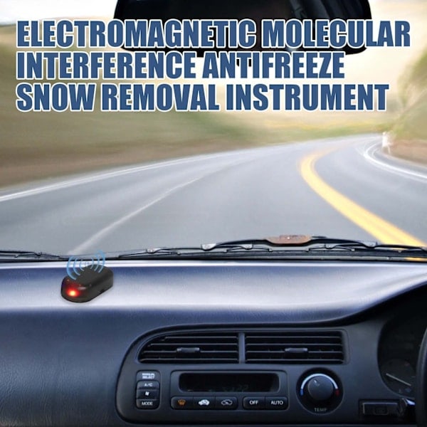 [QD] Elektromagnetisk Molekylær Interferens Frostbeskyttelse Snerydning, Bilrude Glas Frostbeskyttelse Snerydning (1 stk)