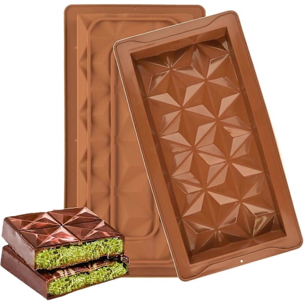Djupa Chokladformar | Silikon Chokladform | Värmebeständig Chokladform Djup | Multifunktionella Chokladformar för Dessert_nzywt
