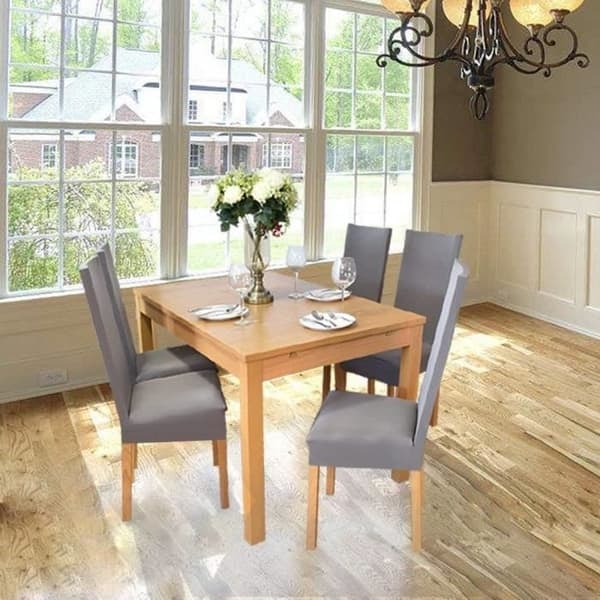 /QD/7HOUSE Tuolisuojien setti, 6 kpl - Bi-elastinen - Harmaa
