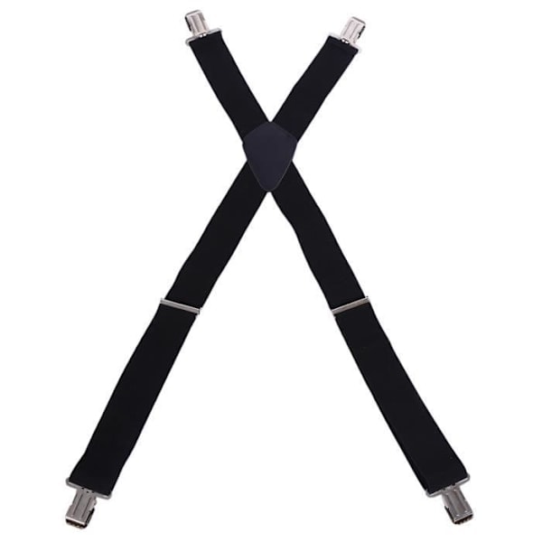 [QD] Seler for menn med sterke metallklemmer, kraftige seler for menn, 50 mm brede, 2 tommer, One Size Fits All