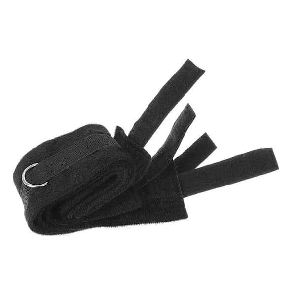 Hånd- og fodlænker til seng - BDSM Bondage Sort