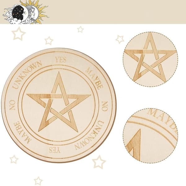 /QD/Træplade til Spådom - Pentagram