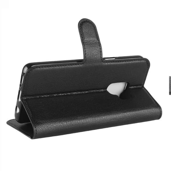 Samsung Galaxy S8 Pung Etui Sort Læder Skind Cover_qq