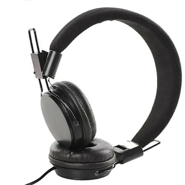 EP05 Kablede hovedtelefoner HiFi Støjreduktion Foldbare 3,5 mm Stereo Gaming Headset til computer [] Sort