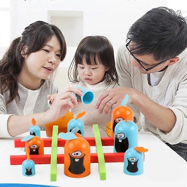 \"QD\" Gobblet Gobblers Sjakkbrettspill - Familiespill for foreldre og barn