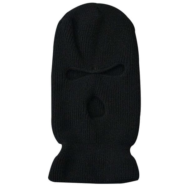 Sort Balaclava Skimaske Røverhue_qq