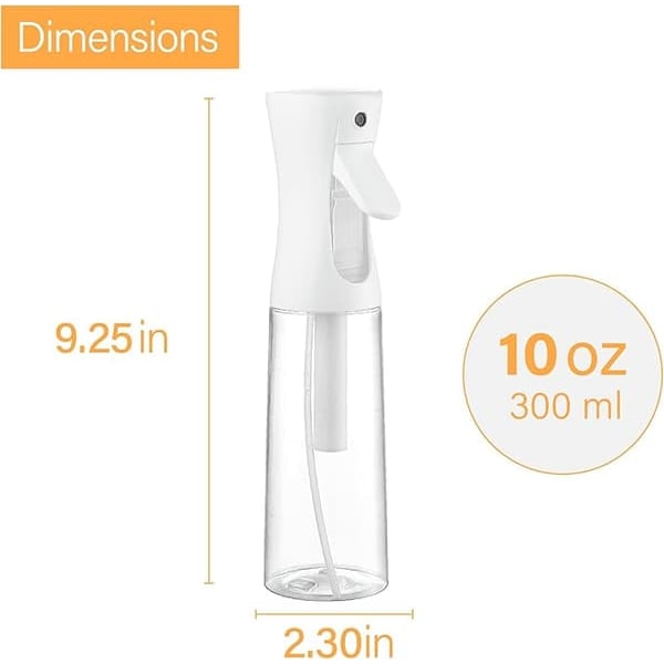 \"QD\" 2 kpl jatkuva suihkepullo hiuksille - 10 Oz Ultra Fine Mist S