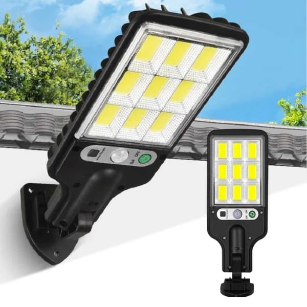 2-Pack Solcellslampa med Rörelsesensor – Vägg LED Utomhusbelysning Rörelsevakt_qq