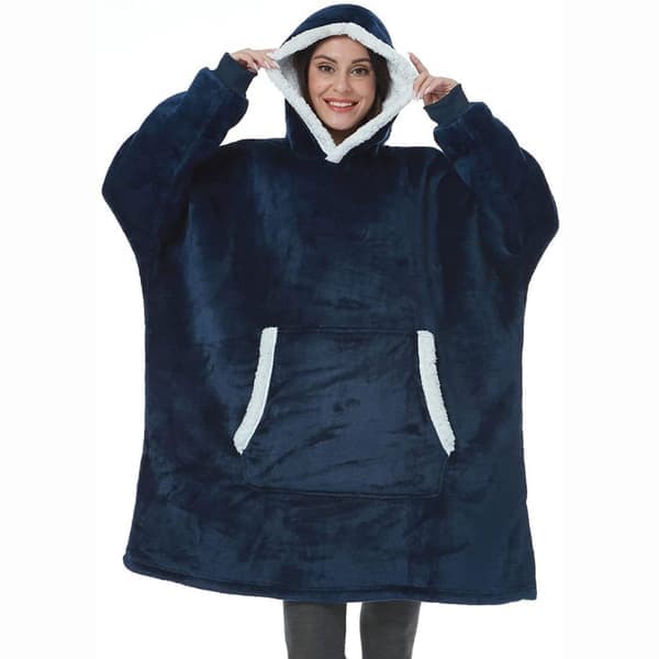 Mysig Huppari, Oversize - Sininen