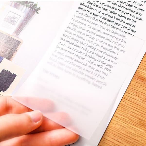 Transparenta självhäftande notislappar 10-pack (500 blad) M_qq