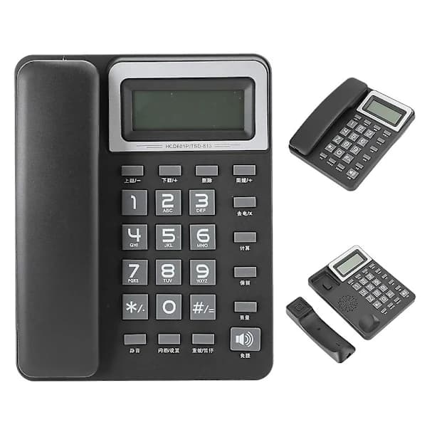 Dobbeltkablet maskine nummerdisplay Kontor Hotel telefon Fastnettelefon Fastnetforbindelse til fastnettelefon