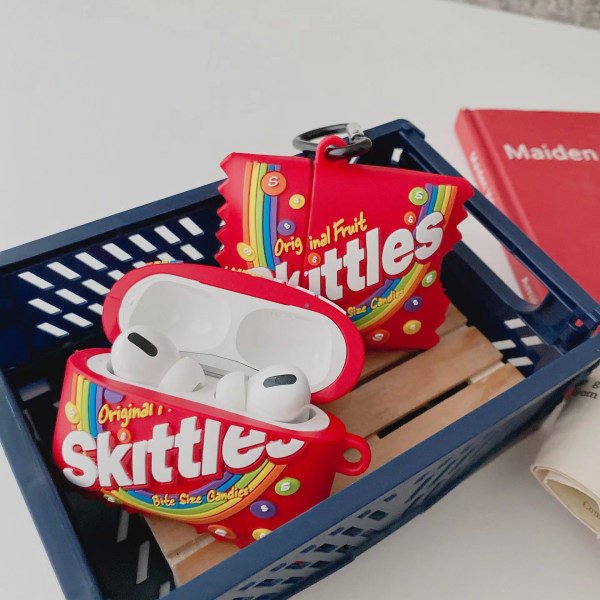 [QD] Sødt etui til AirPods 3. generation, 3D SK slikdesign i silikone, beskyttende stødsikkert etui med nøglering til AirPods EaREuds